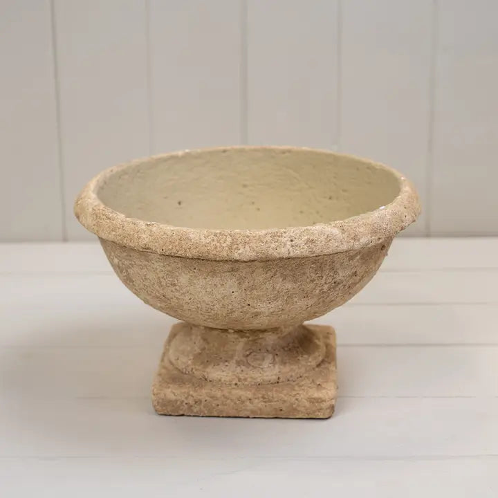 Stone Clay Cement Urn | The Agnes Collection