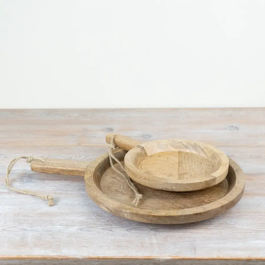 Circular Wooden Serving Board | Luxury Home Decor