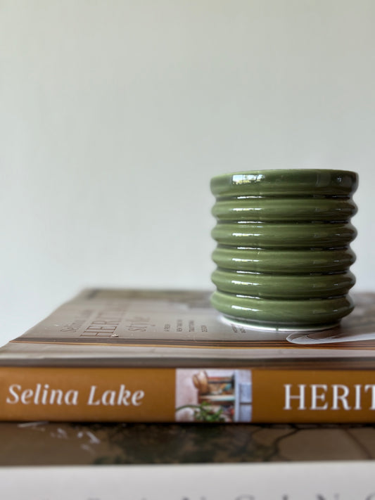 Kiln Olive Candle ~ Elderflower & Coconut