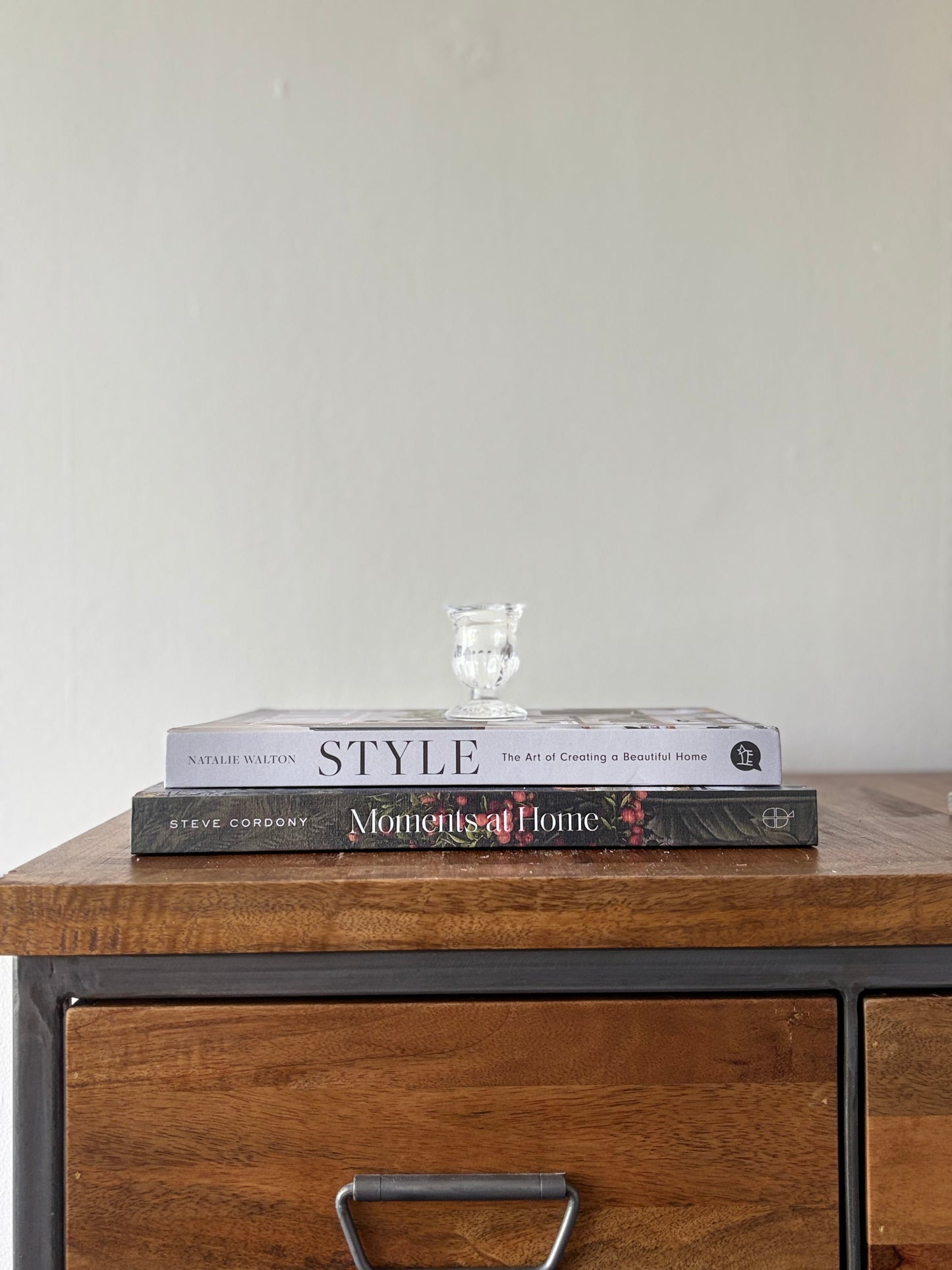 Clear Glass Candle Holder | Luxury Home Décor
