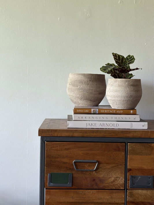 Large Cement Pot | The Edith Collection