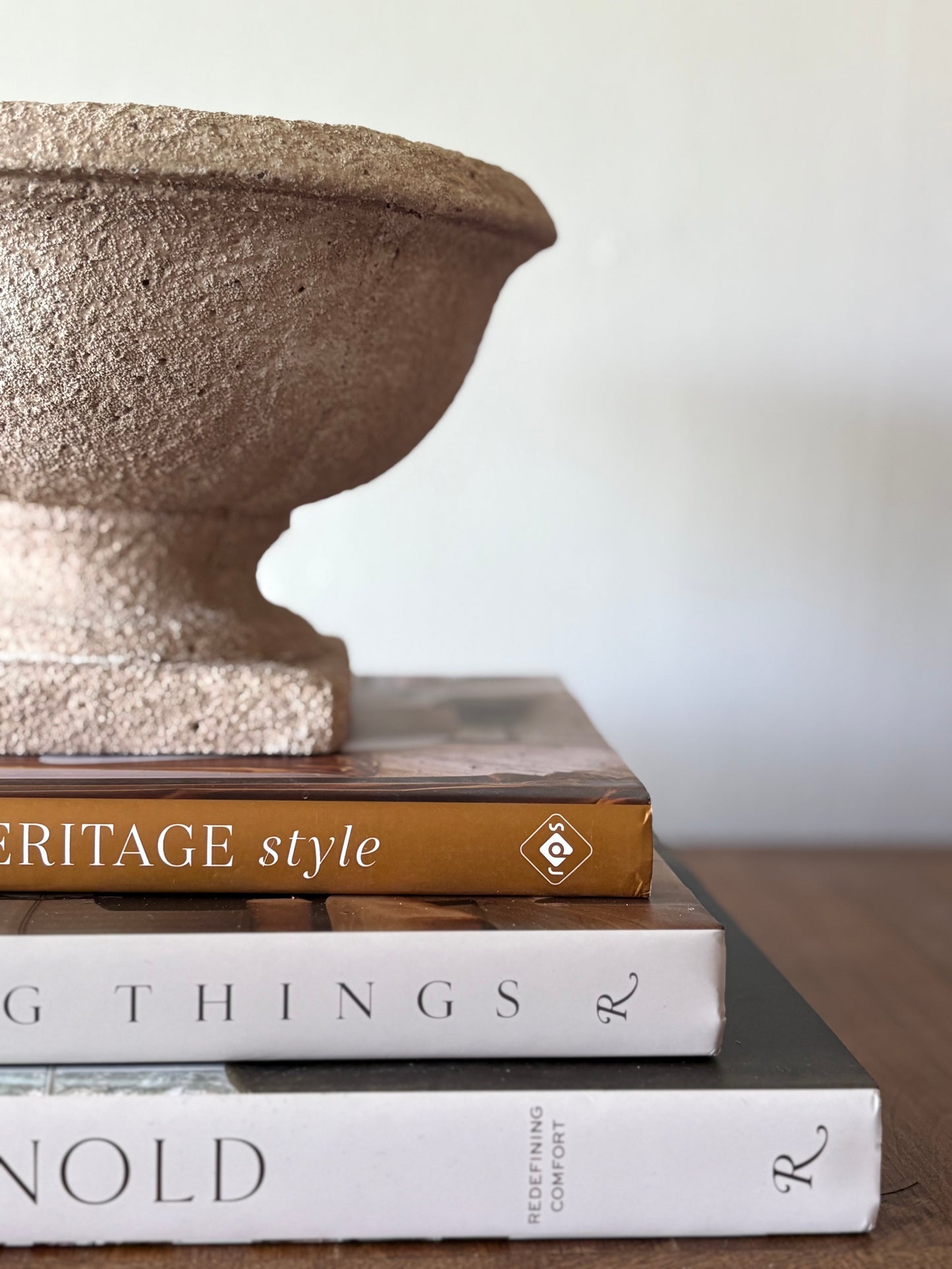 Stone Clay Cement Urn | The Agnes Collection