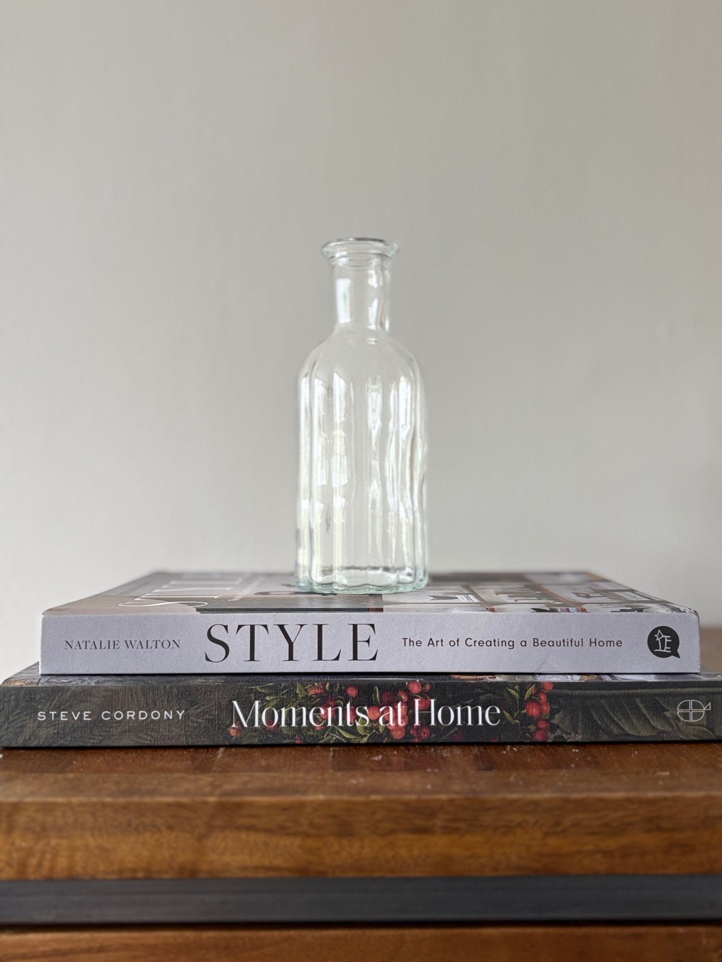 Clear Glass Bottle | Luxury Home Décor