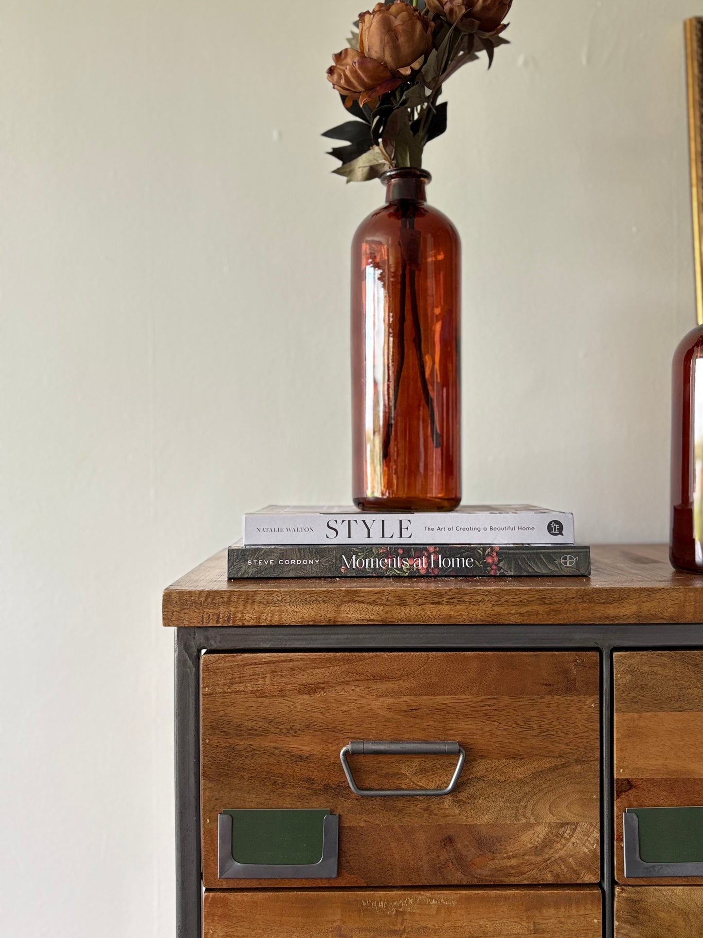 Burnt Amber Bottle Large | Luxury Home Décor