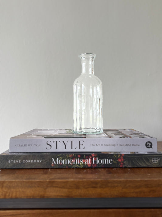 Clear Glass Bottle | Luxury Home Décor