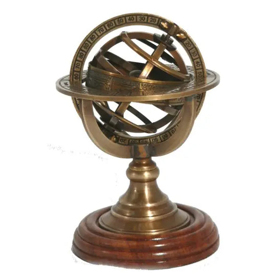 Armillary Sphere Paperweight | Luxury Home Decor