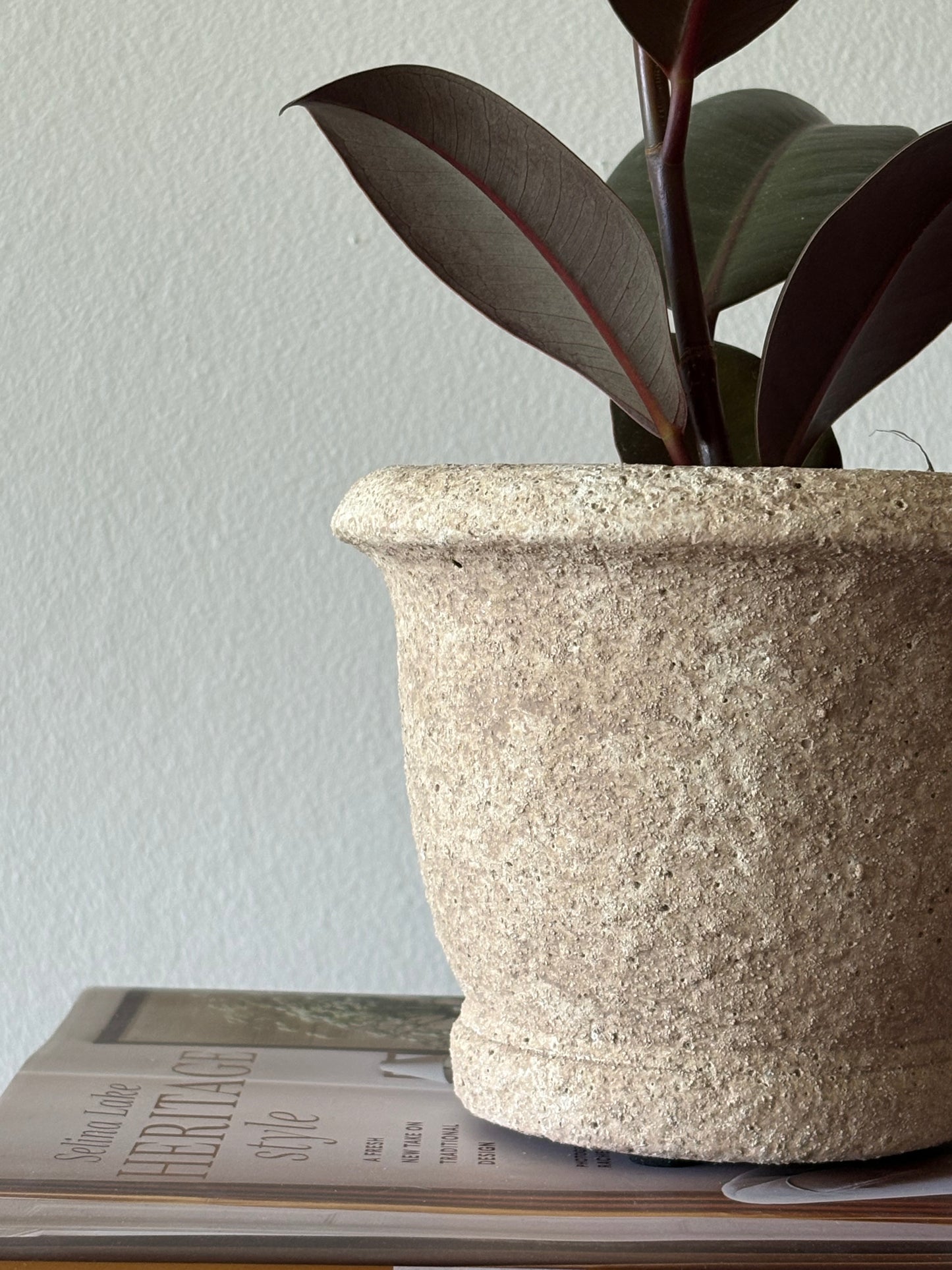 Clay Cement Planter | The Agnes Collection