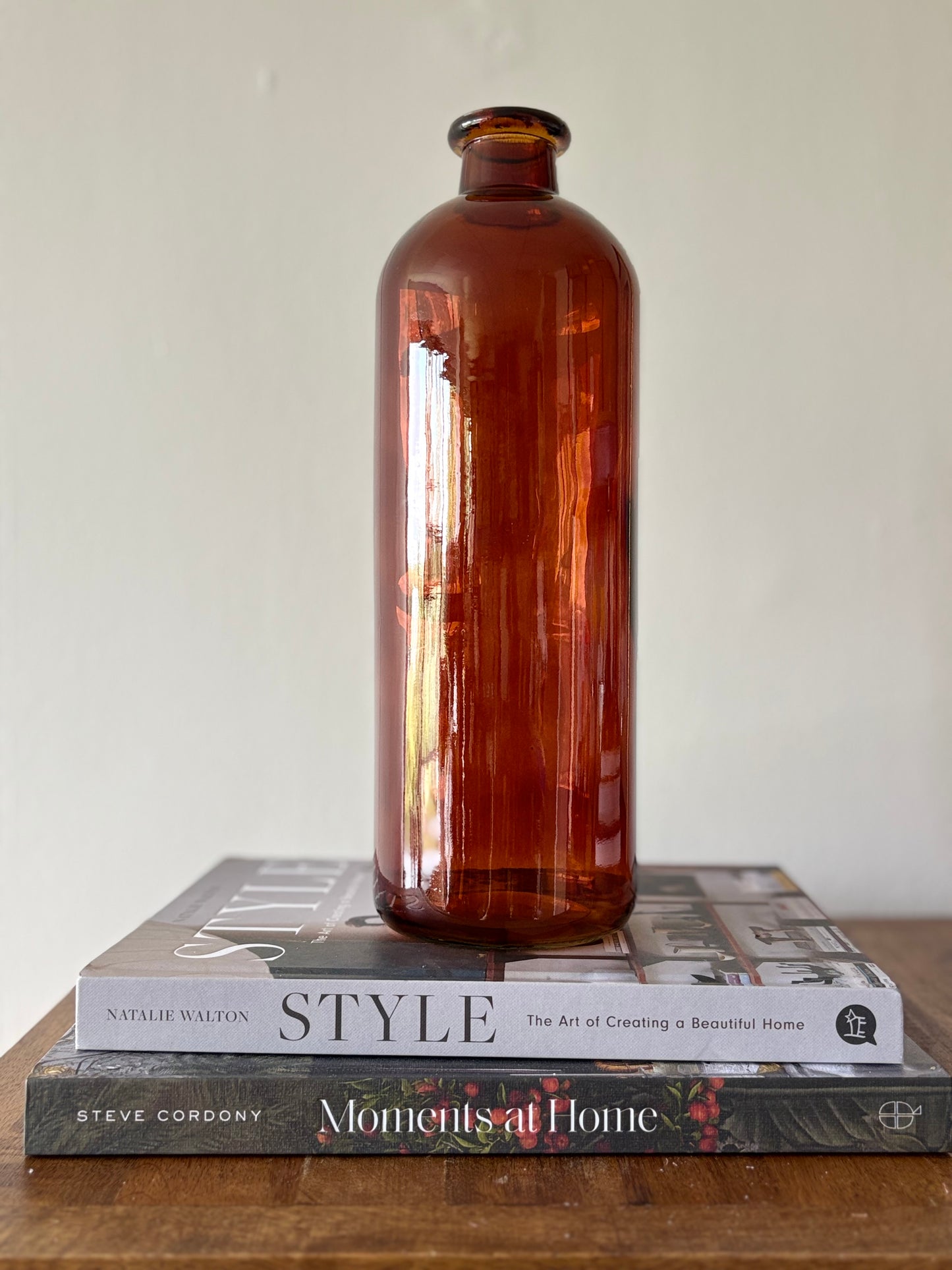 Burnt Amber Bottle Large | Luxury Home Décor