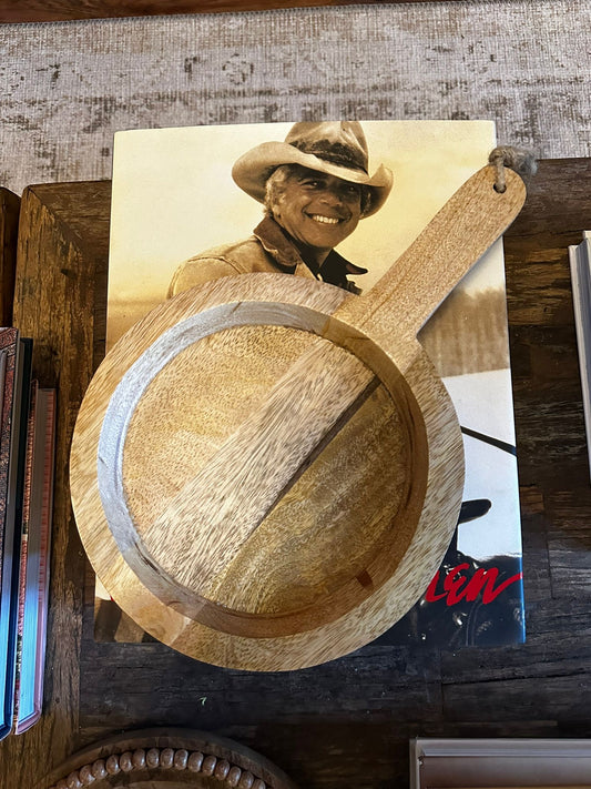 Circular Wooden Serving Board | Luxury Home Decor