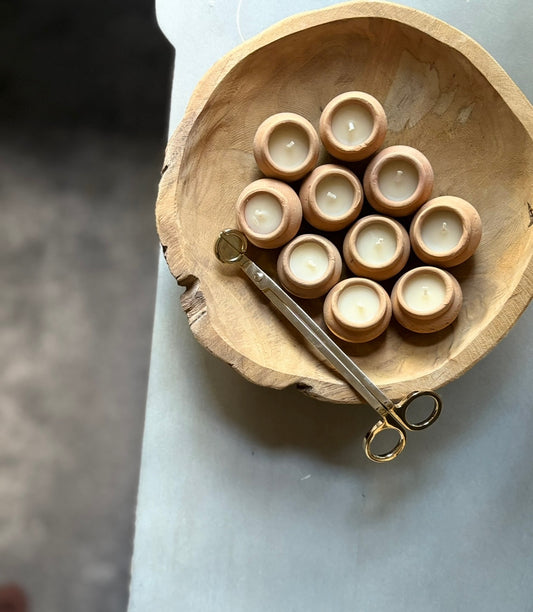Handmade Terracotta Tea Lights | Luxury Home Décor