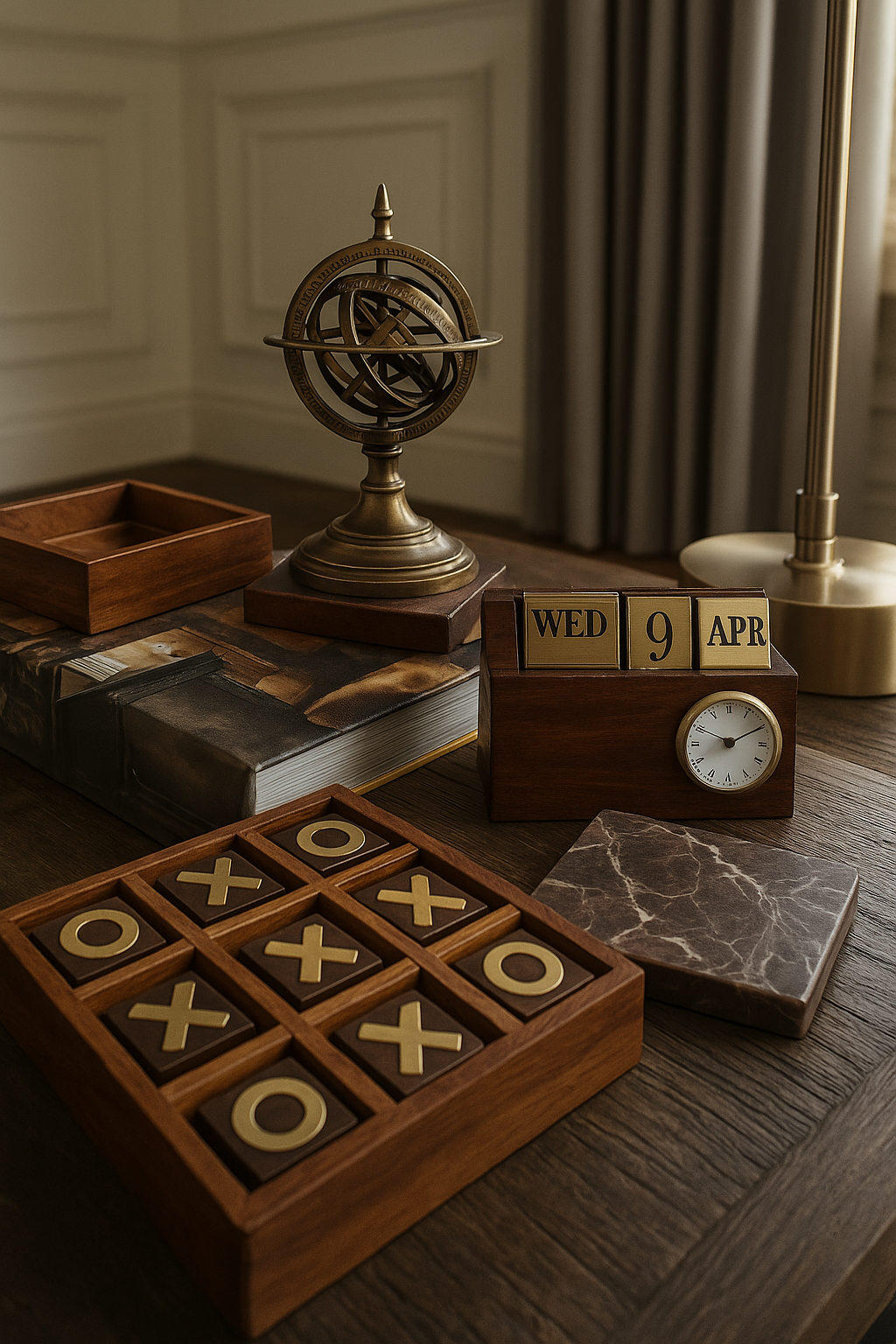 Armillary Sphere Paperweight | Luxury Home Decor