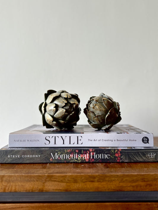 Antique Bronze Artichoke | Luxury Home Decor