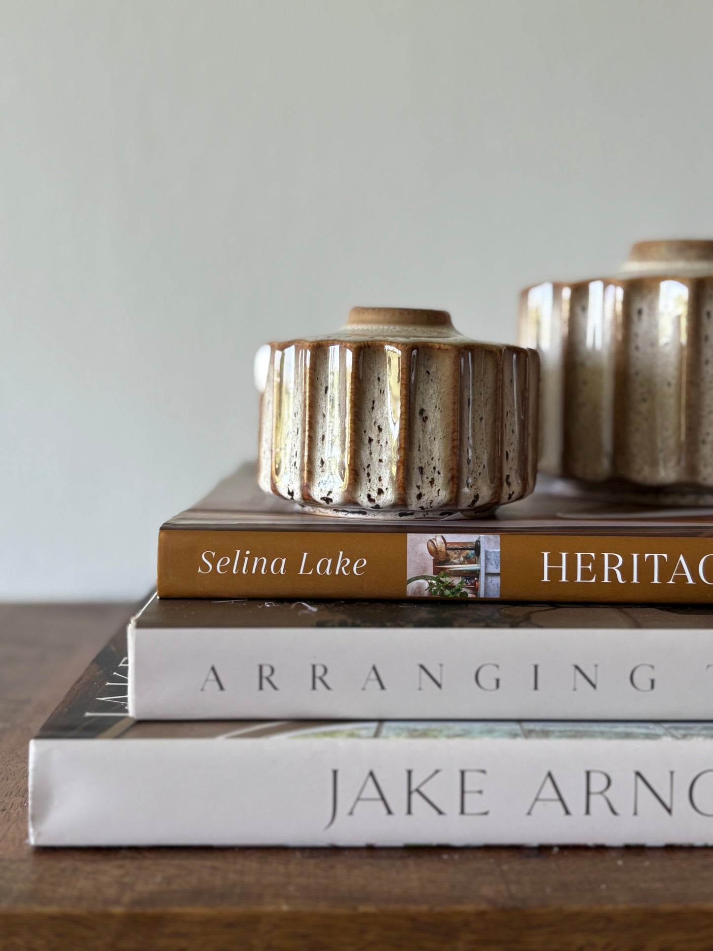 Small Decorative Ceramic Navy Blue Vase | Luxury Home Décor