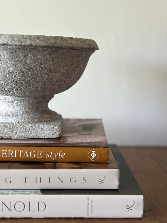 Grey Clay Cement Urn | The Agnes Collection