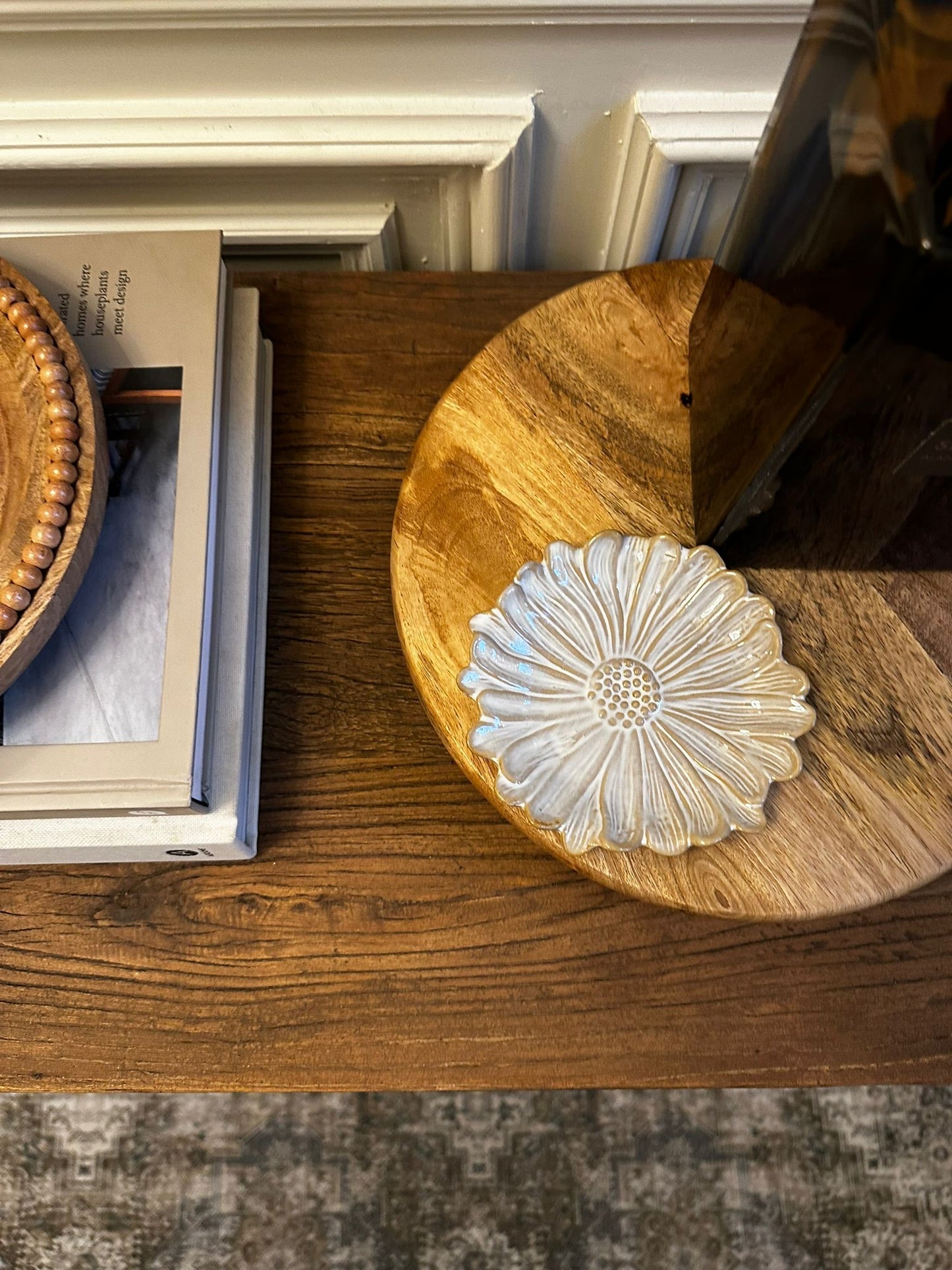 Wooden Candle Plate | Luxury Home Decor