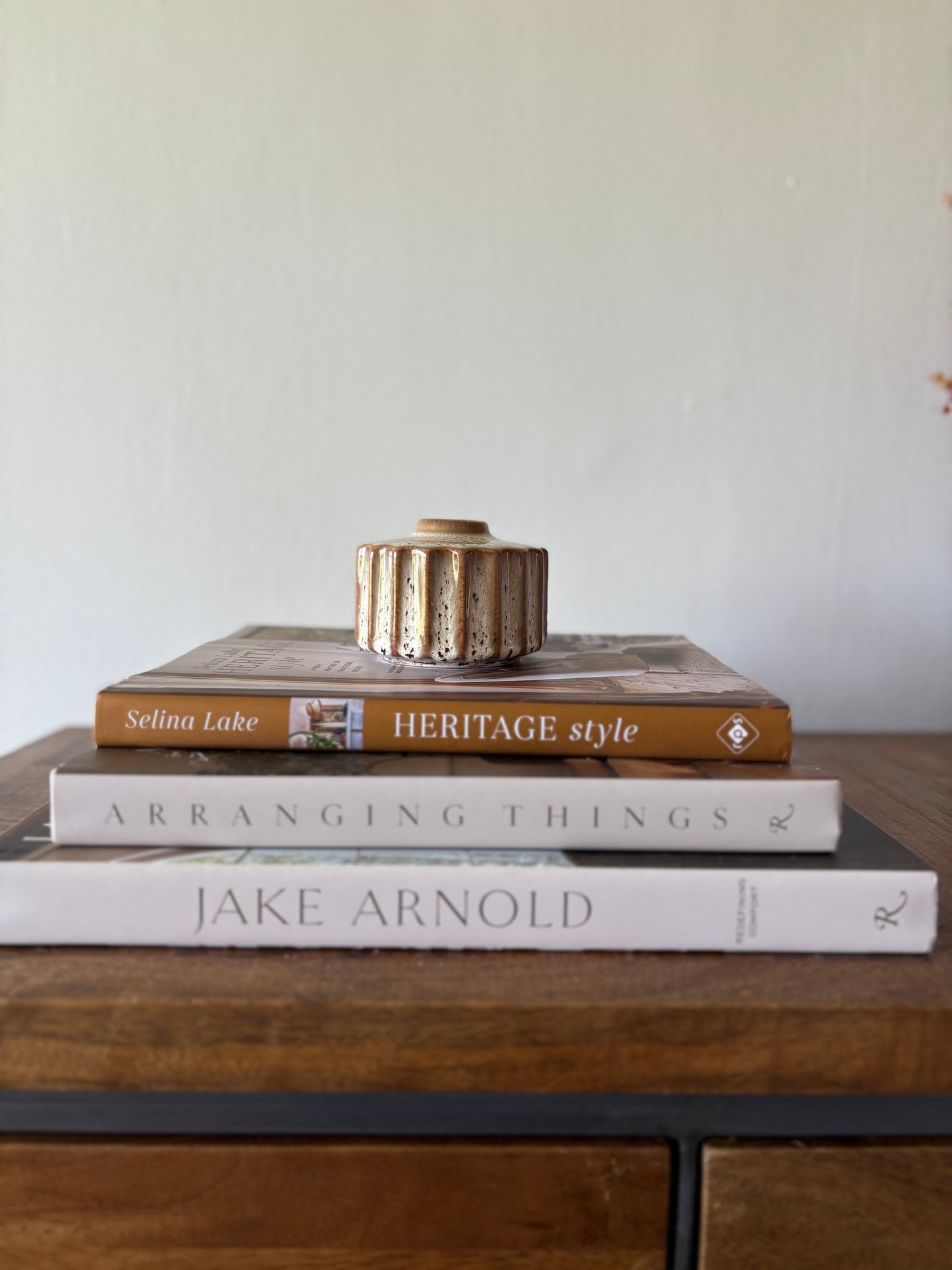 Small Decorative Ceramic Neutral Vase | Luxury Home Décor