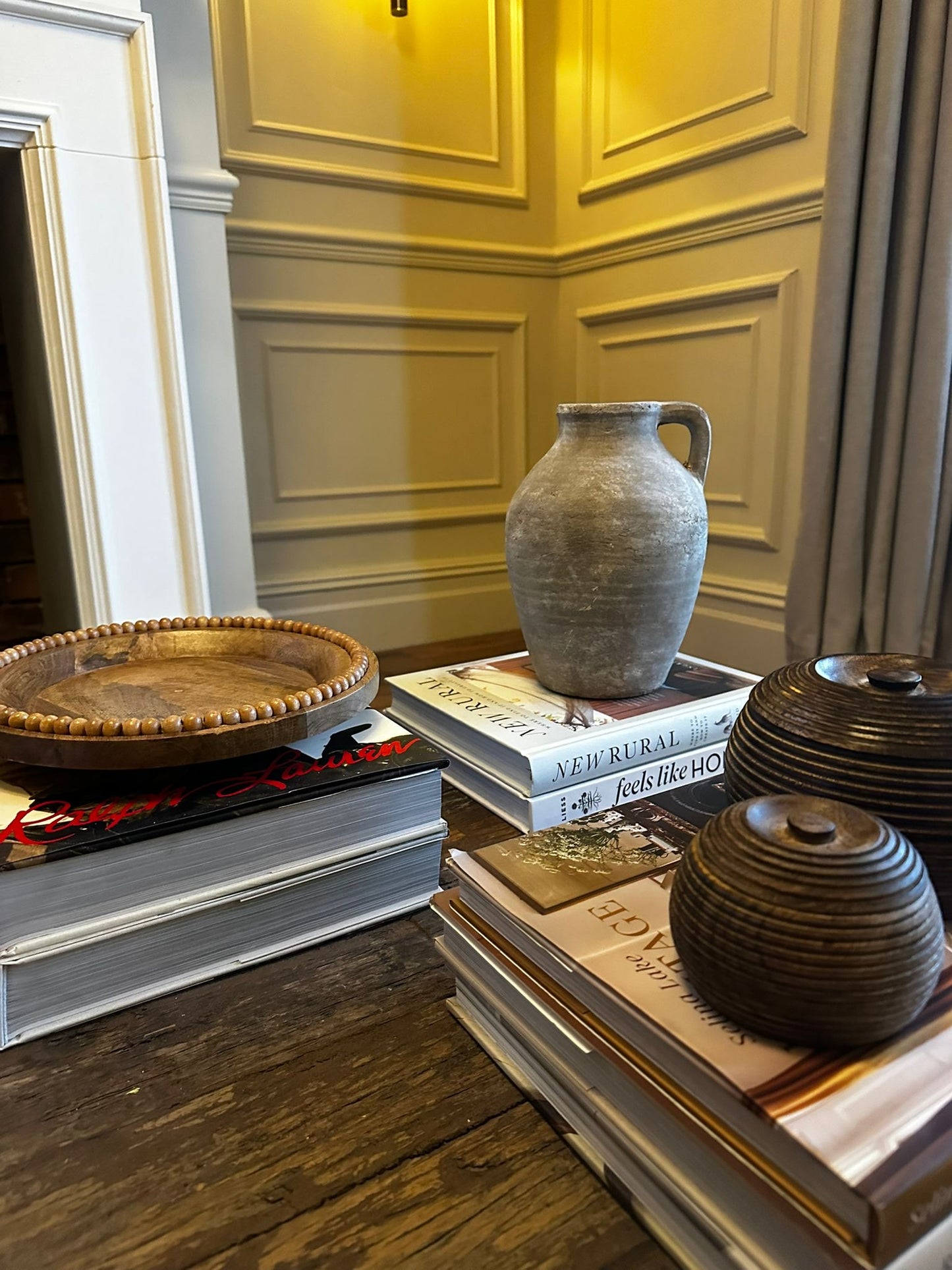 Hand-Carved Mango Wood Bowls Medium | Luxury Home Decor
