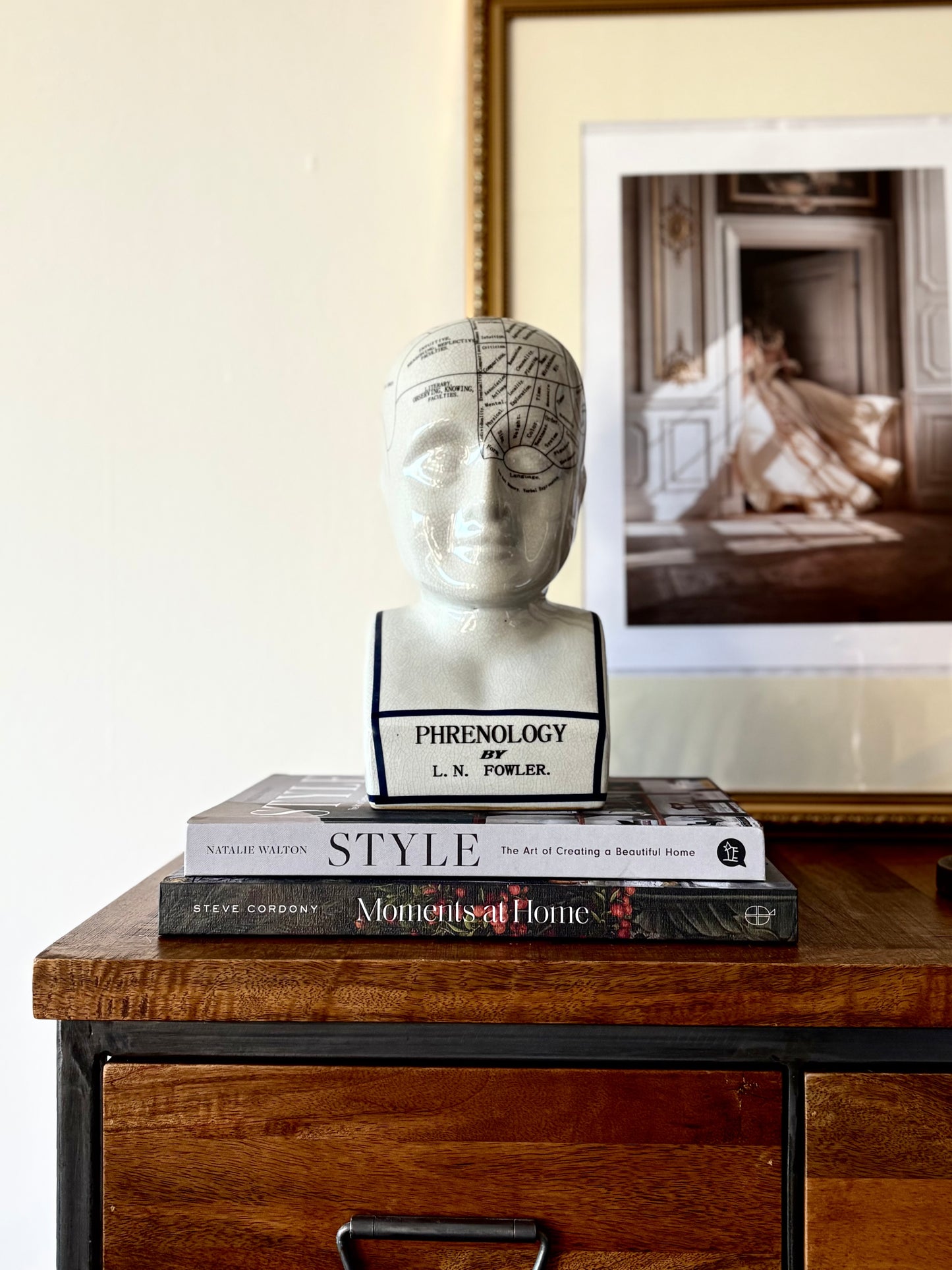 PreLoved Phrenology Head | Luxury Home Decor