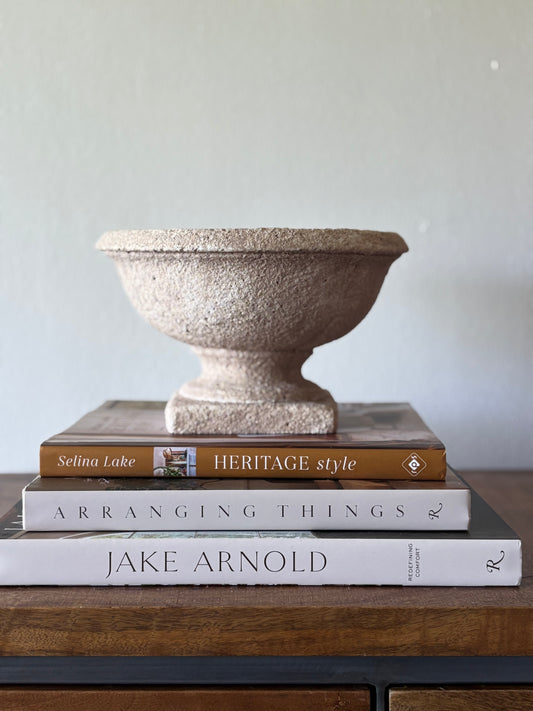 Stone Clay Cement Urn | The Agnes Collection