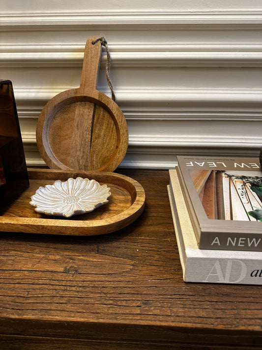 Botanical Embossed Trinket | Luxury Home Decor