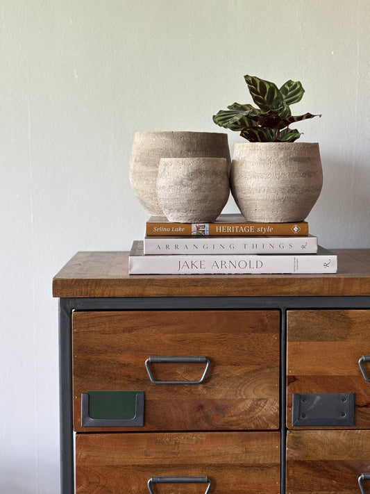 Large Cement Pot | The Edith Collection