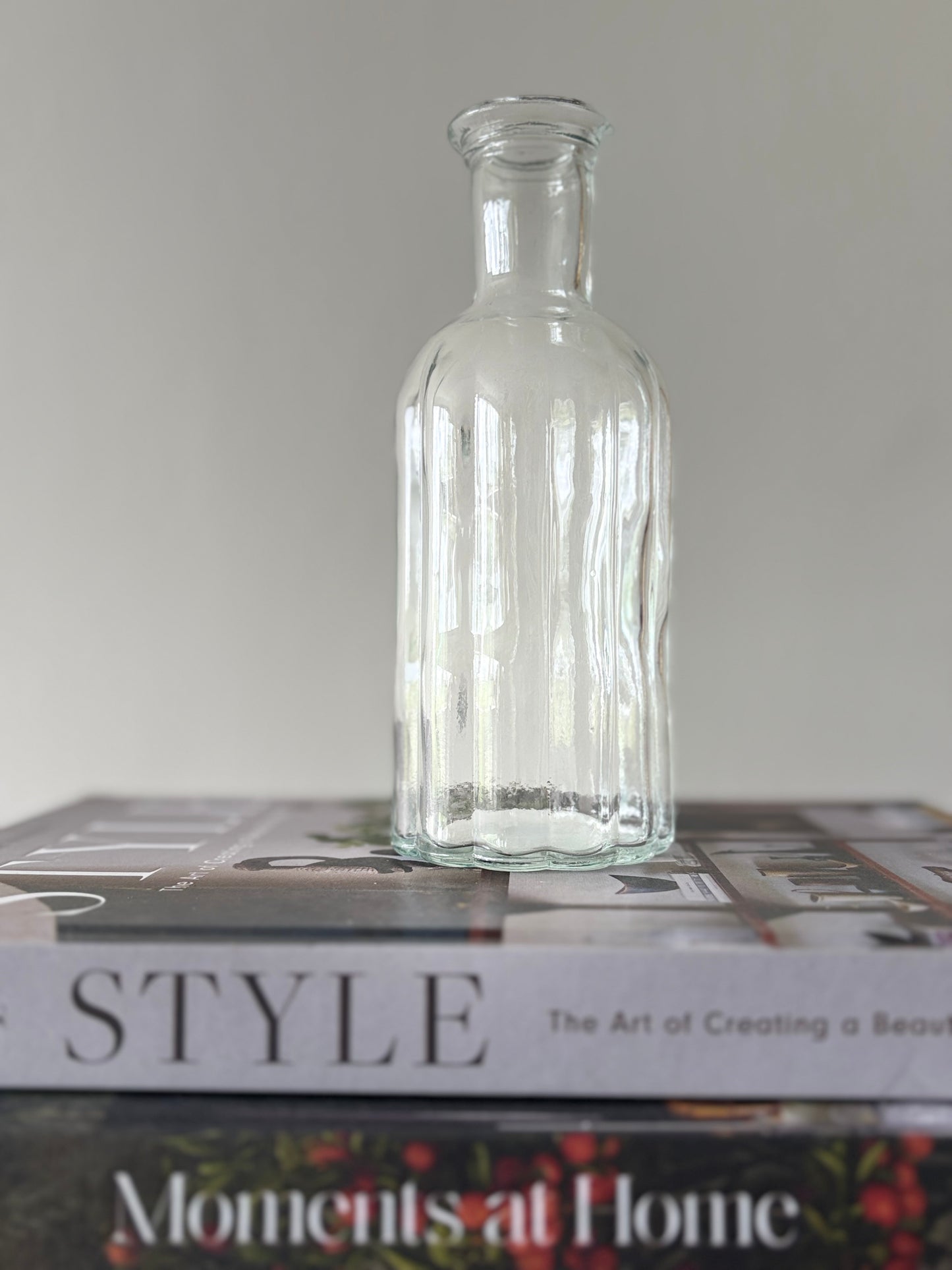 Clear Glass Bottle | Luxury Home Décor