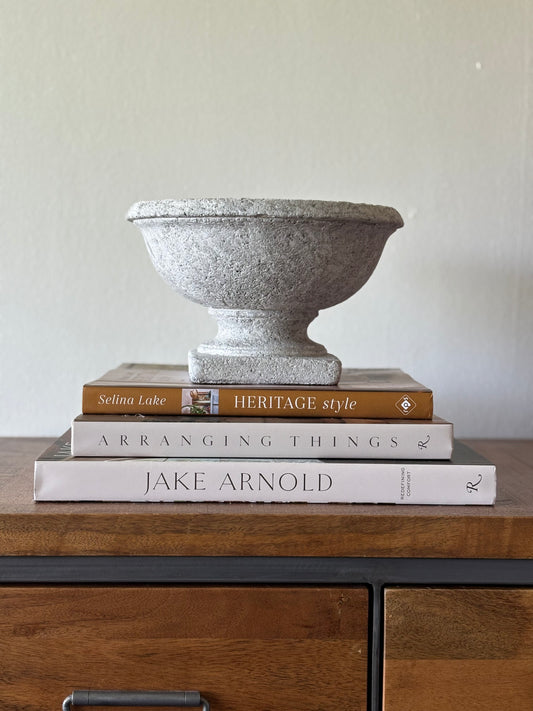 Grey Clay Cement Urn | The Agnes Collection