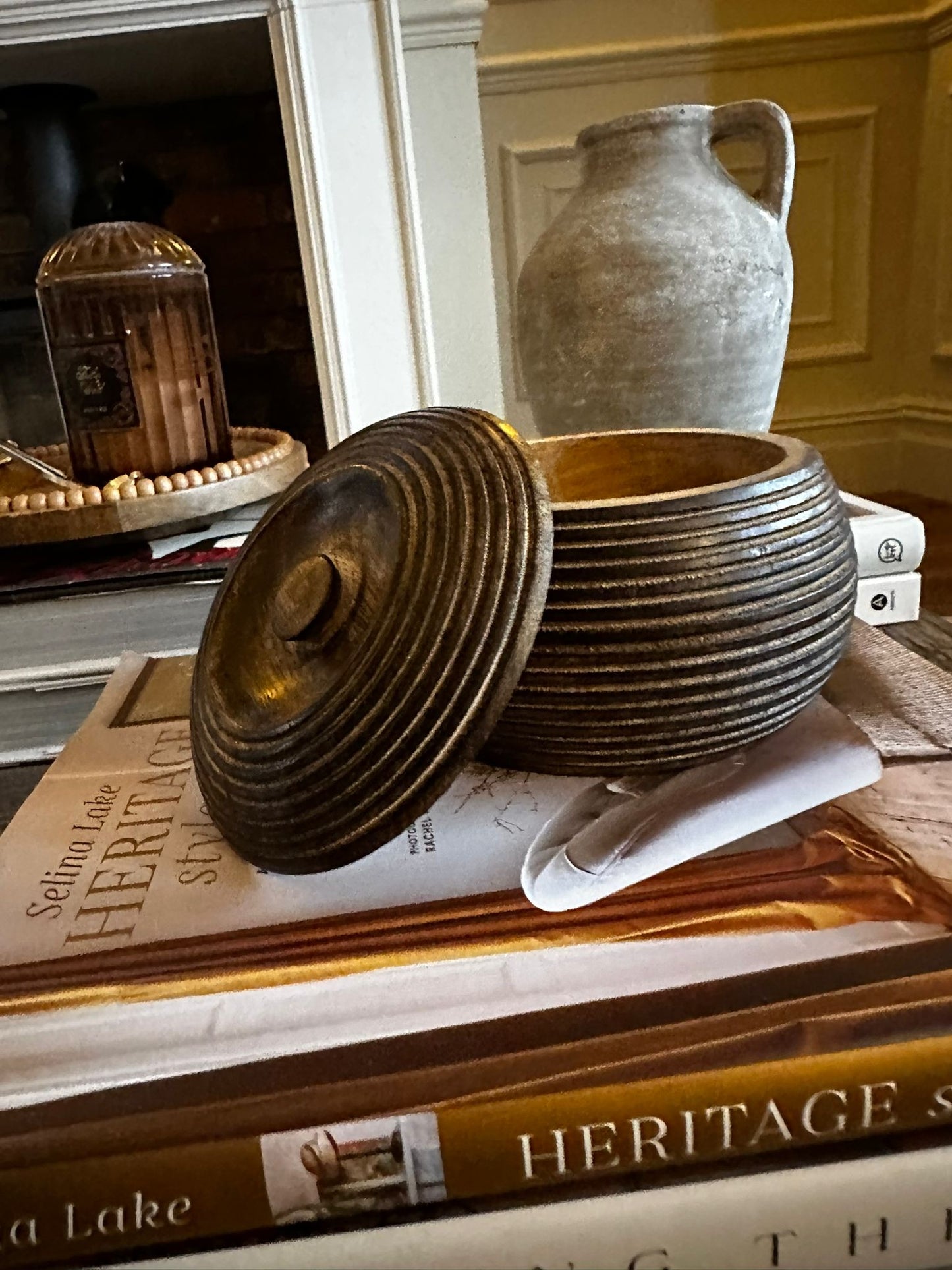 Hand-Carved Mango Wood Bowls Medium | Luxury Home Decor