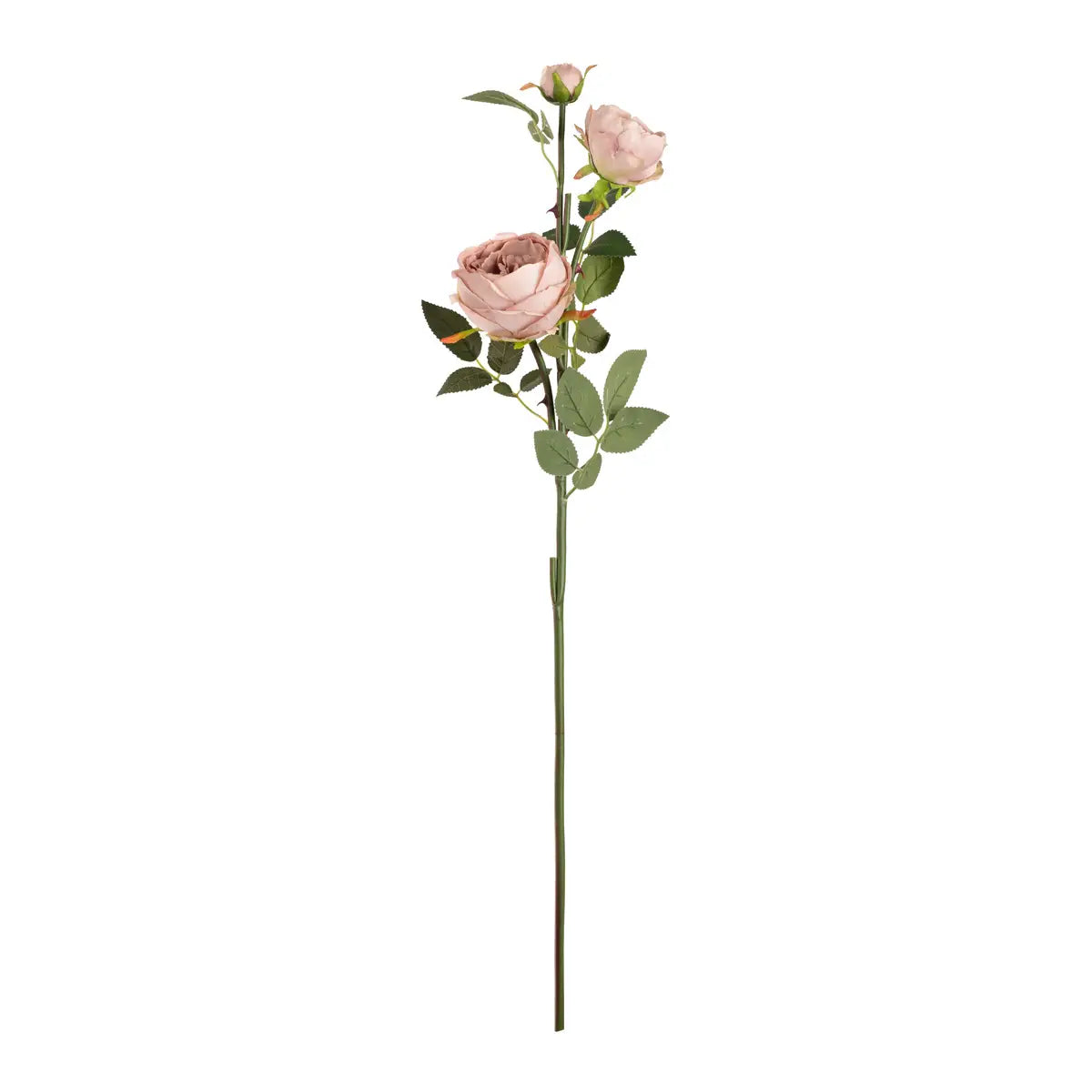 Dirty Pink Garden Rose Spray | Artificial Floral
