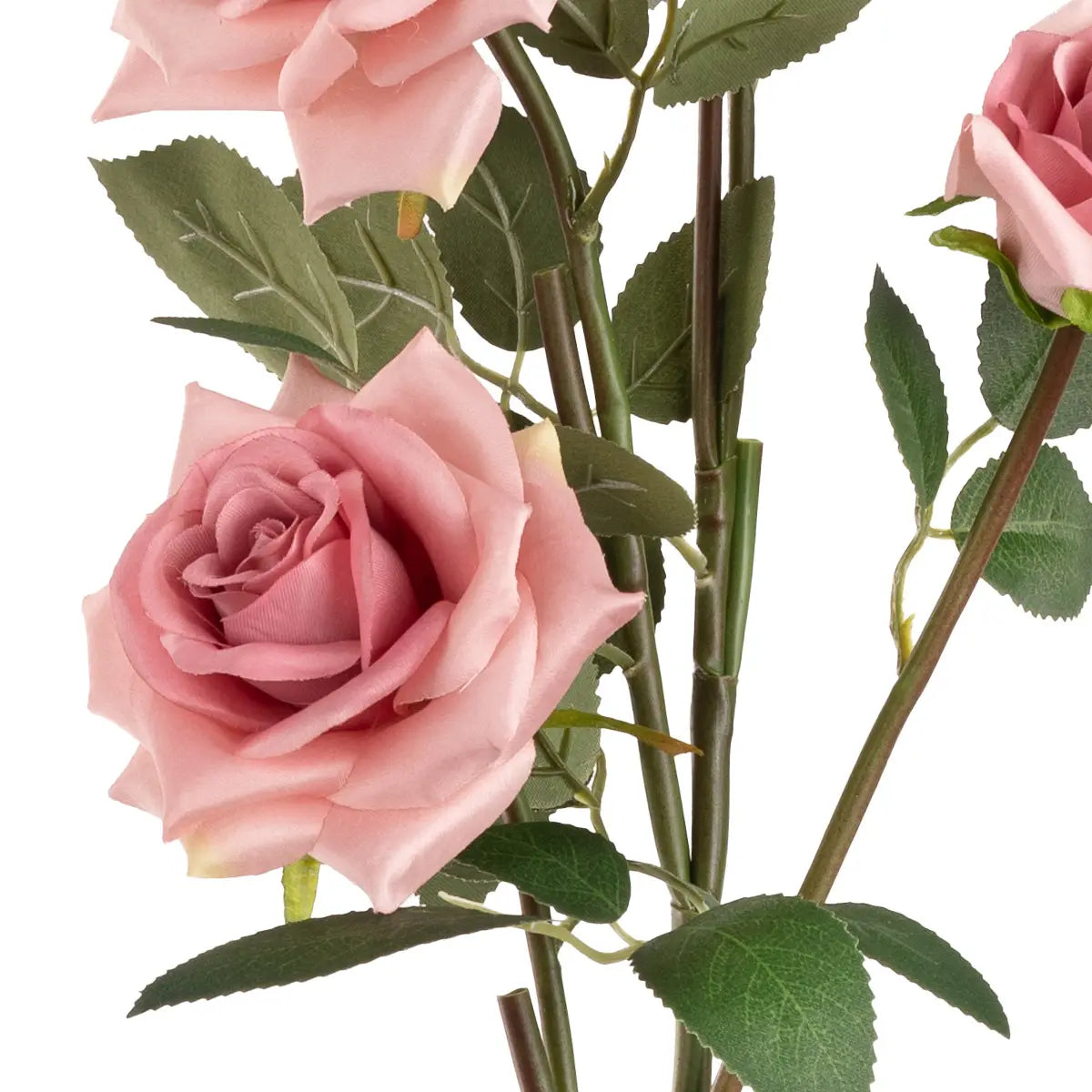 Soft Pink Large Garden Rose Spray | Artificial Floral