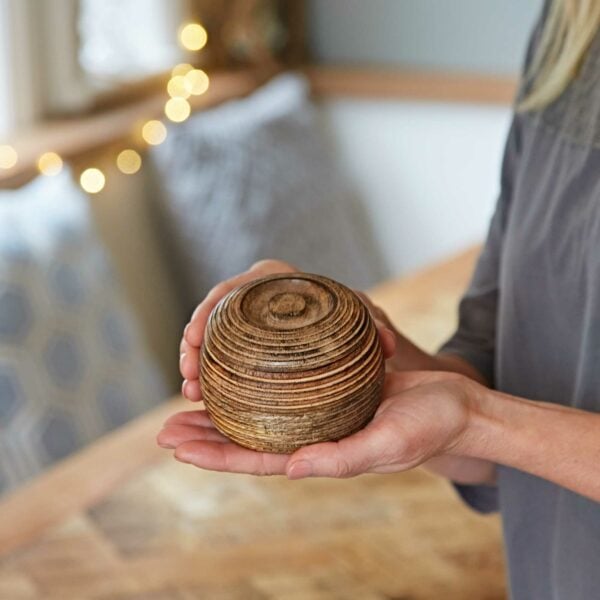 Hand-Carved Mango Wood Bowls Small | Luxury Home Decor