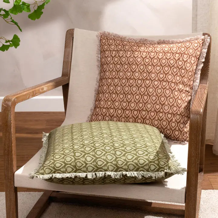 Gina Cushion in Pecan | Luxury Home Décor